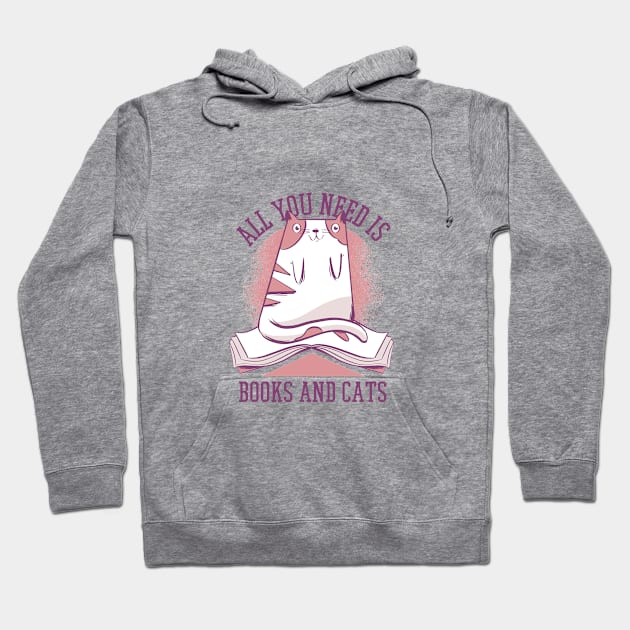 Books and cats T-shirt Hoodie by EndlessAP